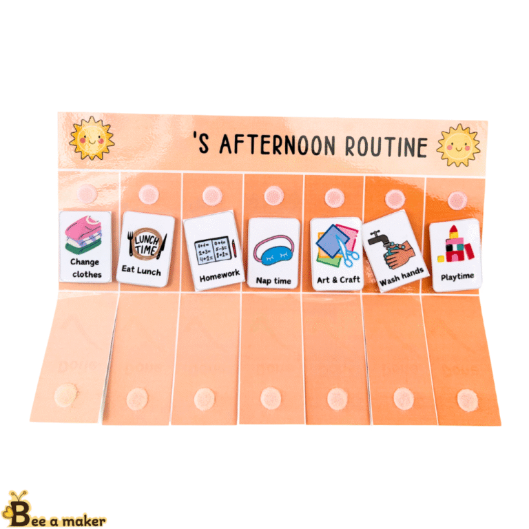Daily routine chart pdf - bee.a.maker