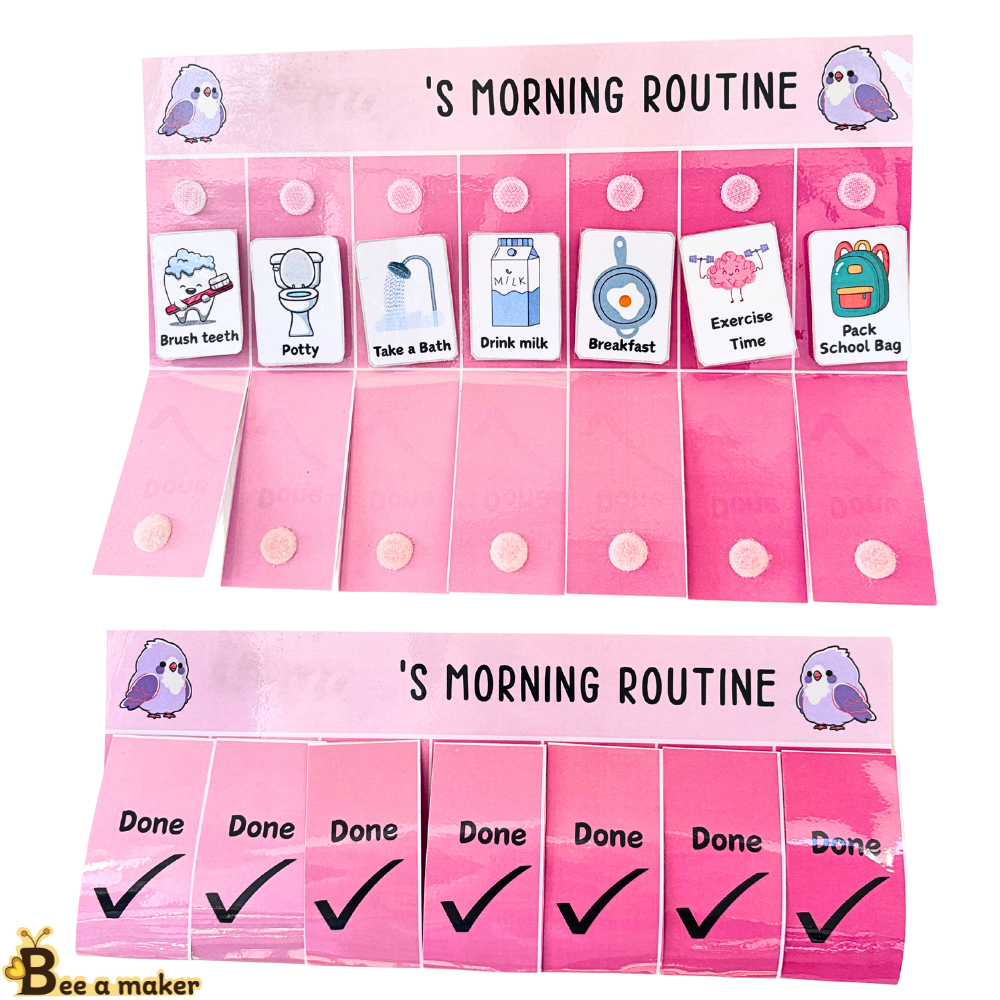 Daily routine chart pdf - bee.a.maker
