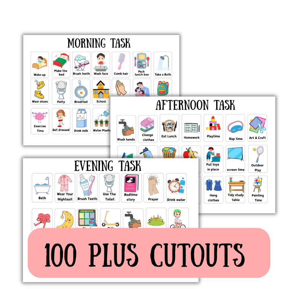Daily routine chart pdf - bee.a.maker